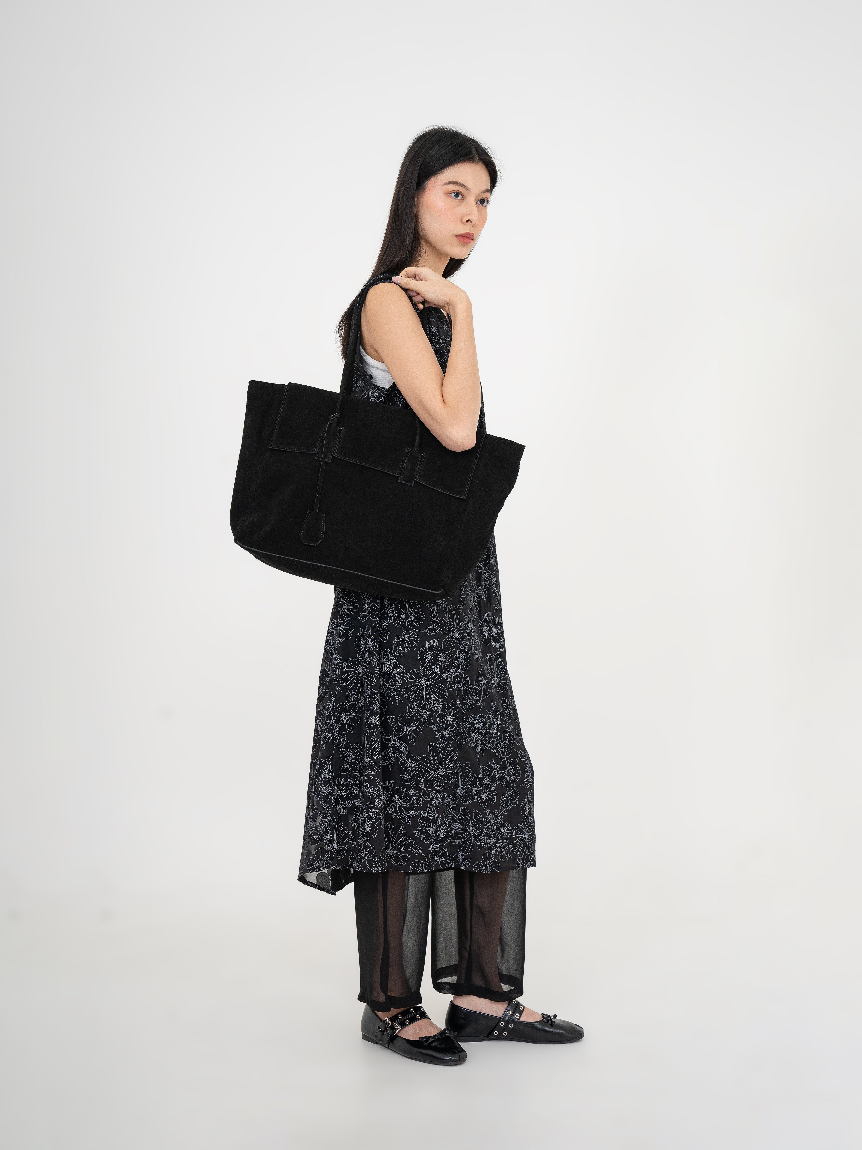 ESSENS BAG - Suede Black