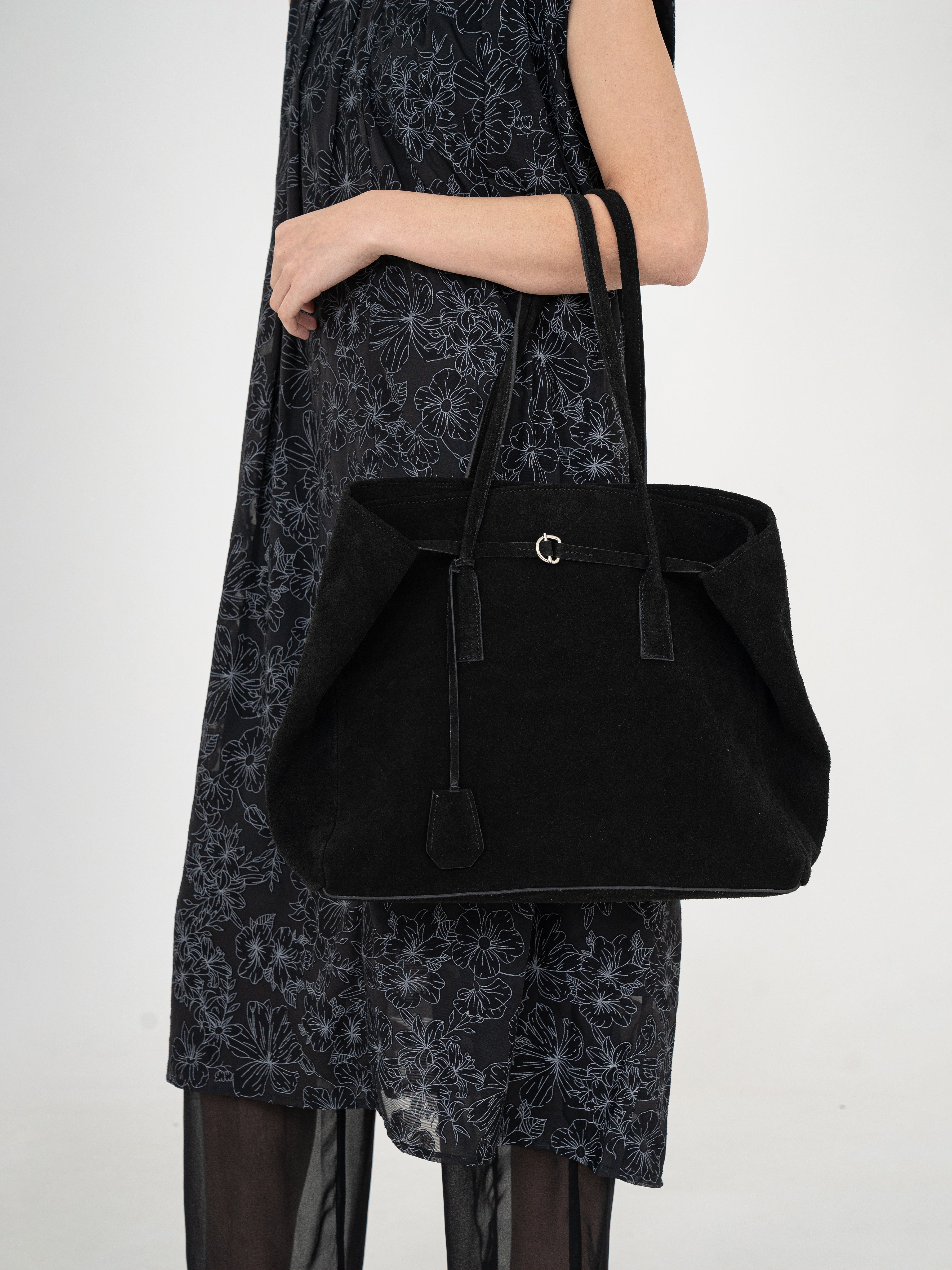 ESSENS BAG - Suede Black