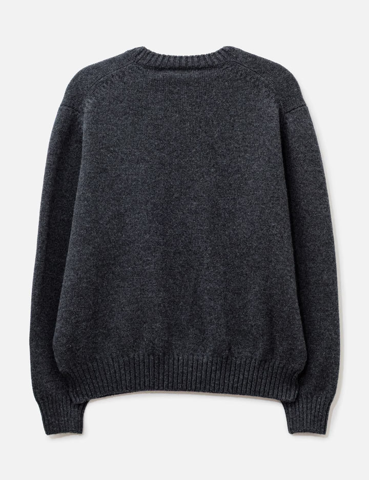 24 Classic Round Knit In Charcoal