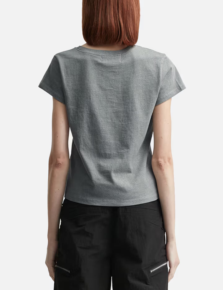 YEONJUN GGUM X DEINET Cropped Fit Short Sleeve T-Shirt