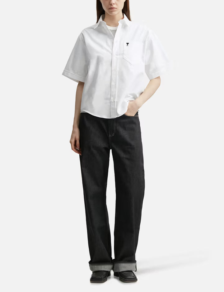 Cotton Boxy Embroidered Ami De Coeur