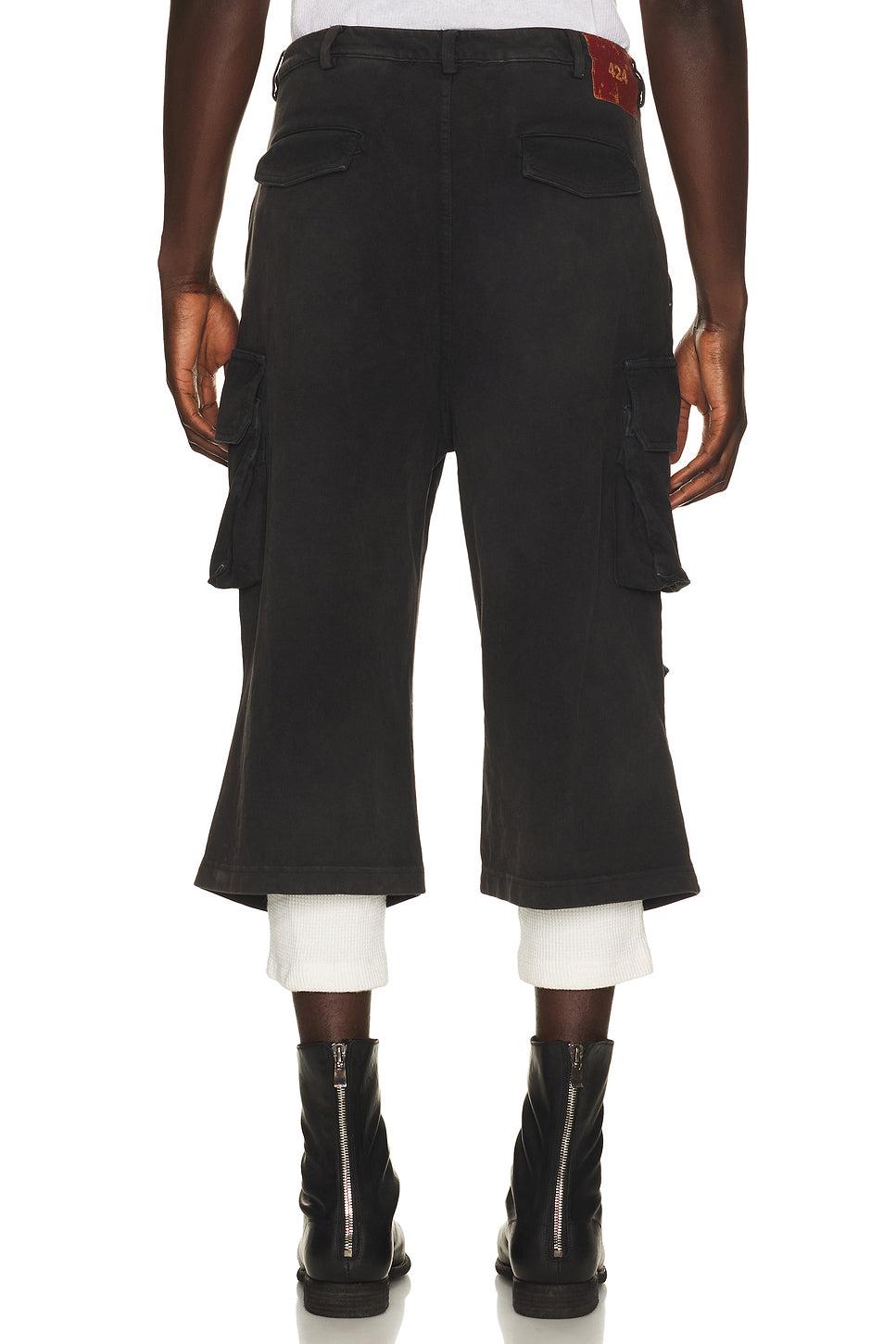Ripped Bermuda Shorts