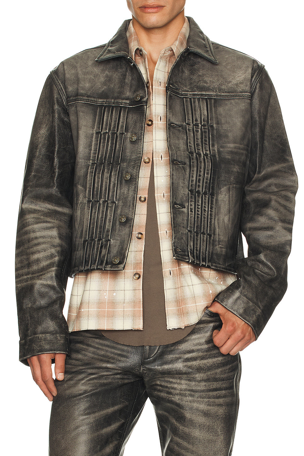 Leather Trucker Jacket
