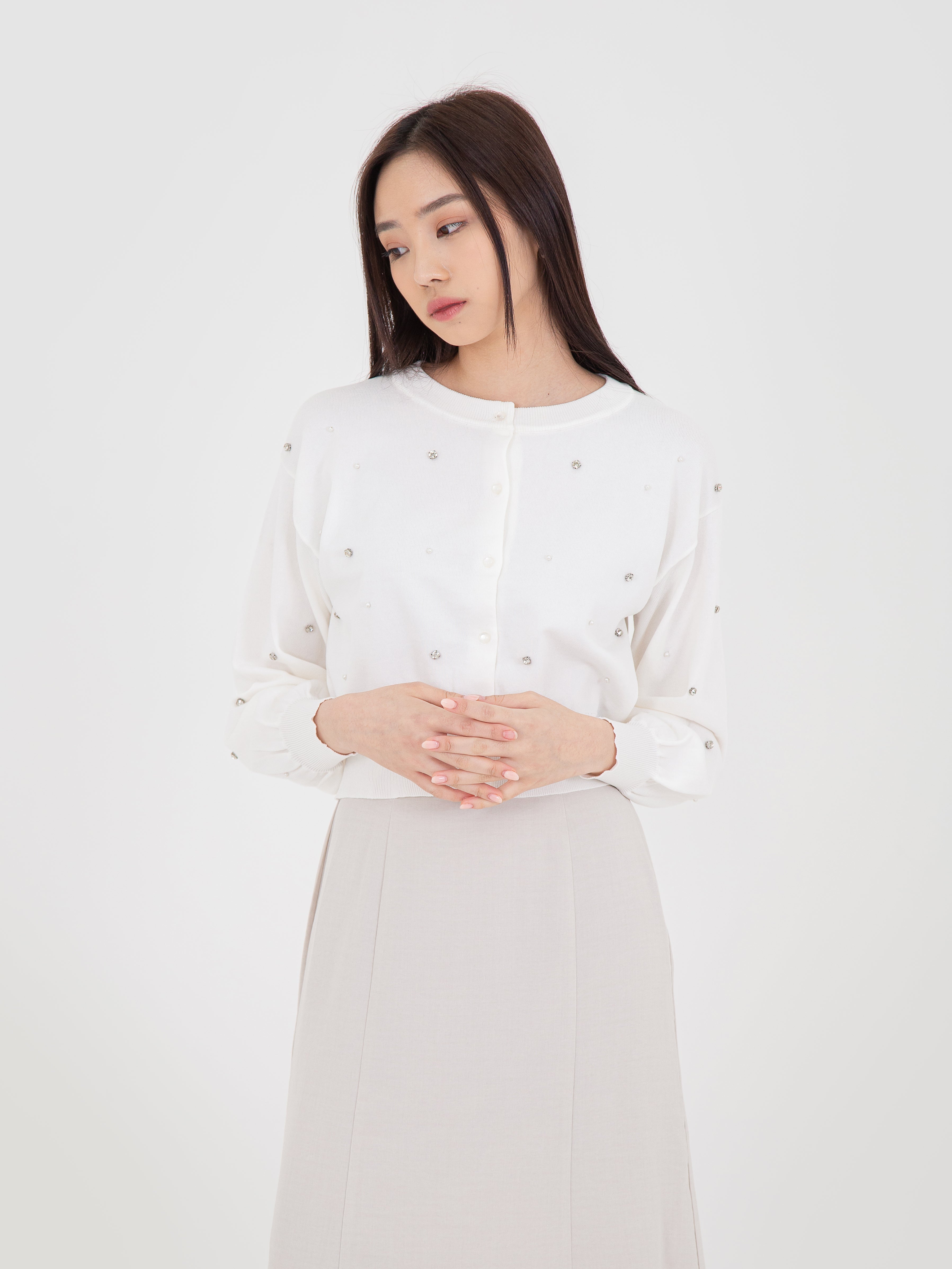 Tsugumi Pearl Cardigan