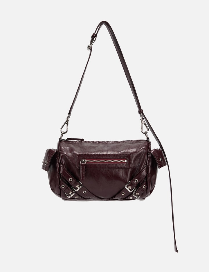 Stud Pocket Bag In Burgundy