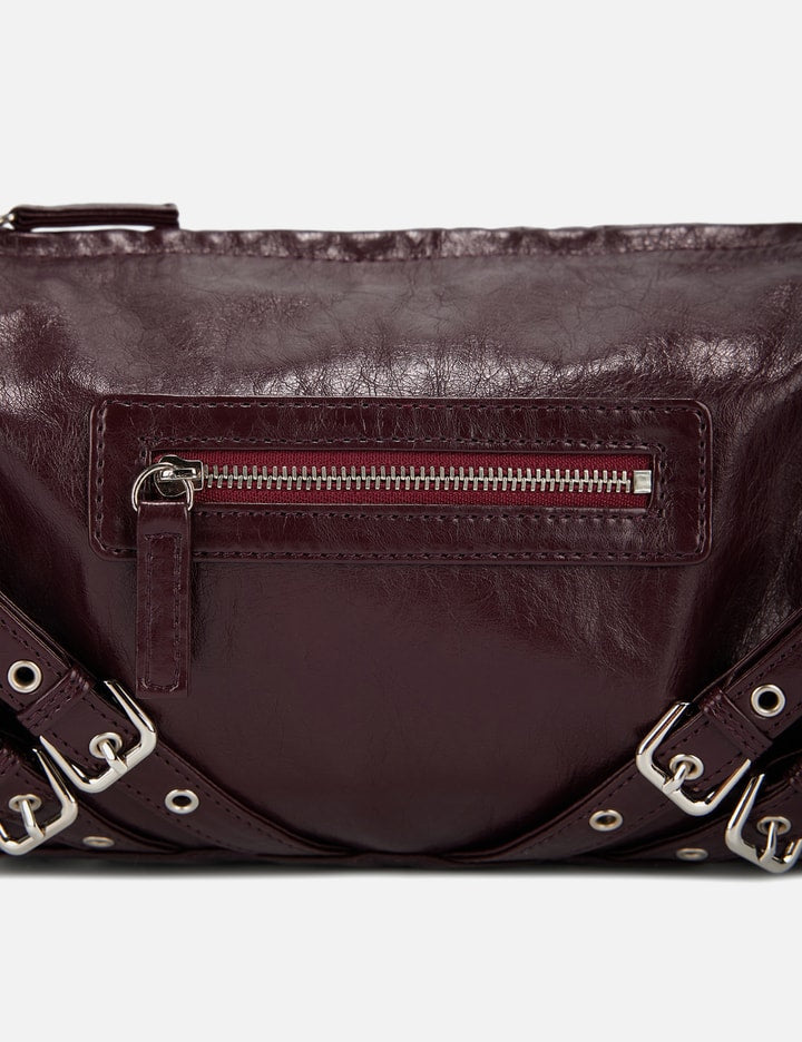 Stud Pocket Bag In Burgundy