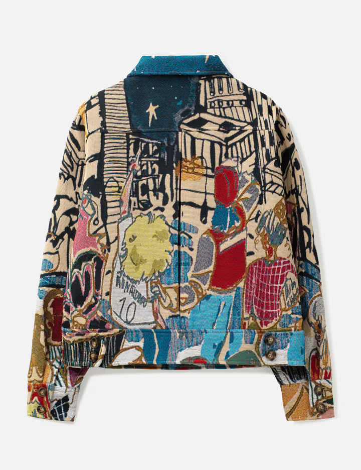 Jacquard Pocket Detail Jacket