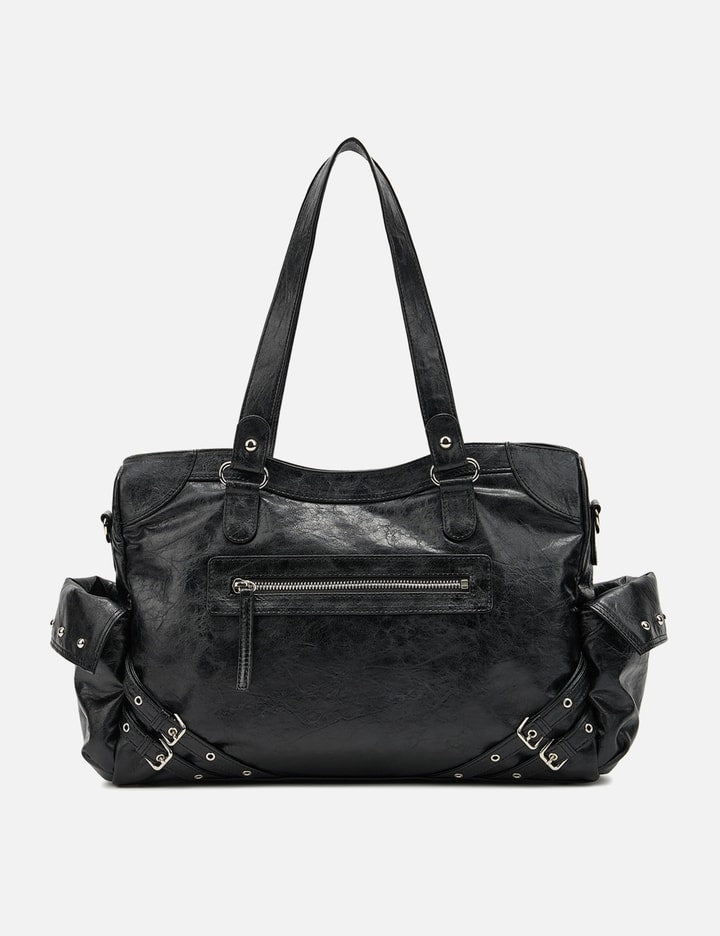 Stud Pocket Big Bag In Black