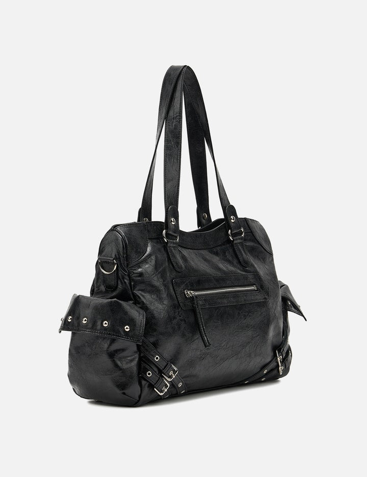Stud Pocket Big Bag In Black