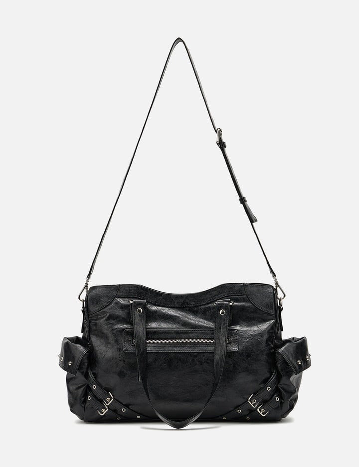 Stud Pocket Big Bag In Black