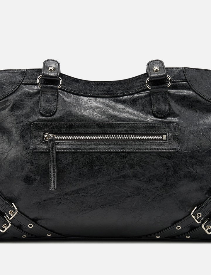 Stud Pocket Big Bag In Black