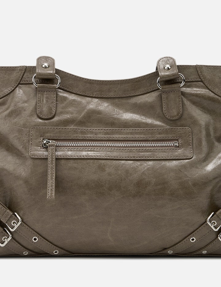 Stud Pocket Big Bag In Khaki