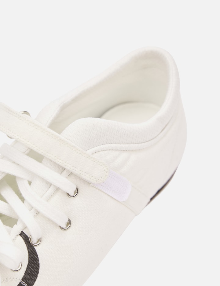D Logo Lace Up Mozzi Shoes In White
