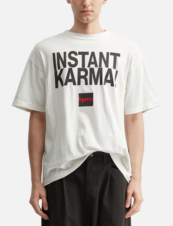 Saint Michael × John Lennon Instant Karma Short Sleeves T-Shirt