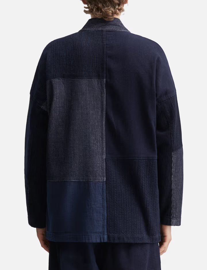 Patchwork Haori Jacket Rinse