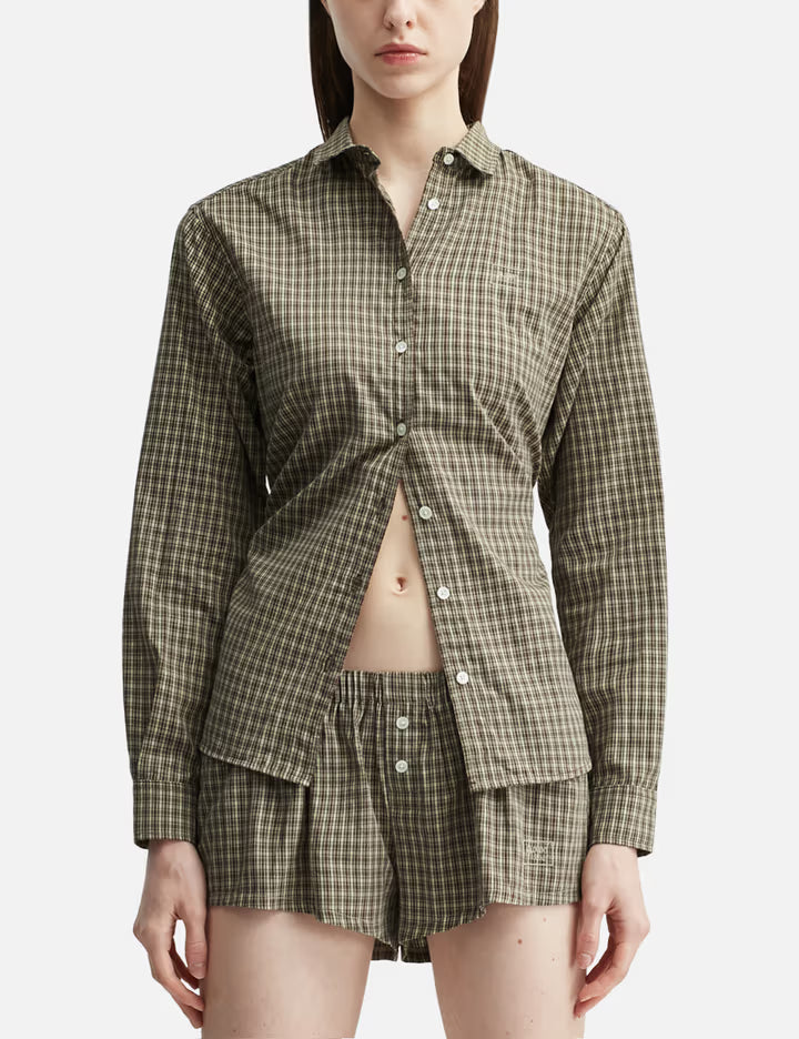 G Classic Embroidered Button-Up Shirt