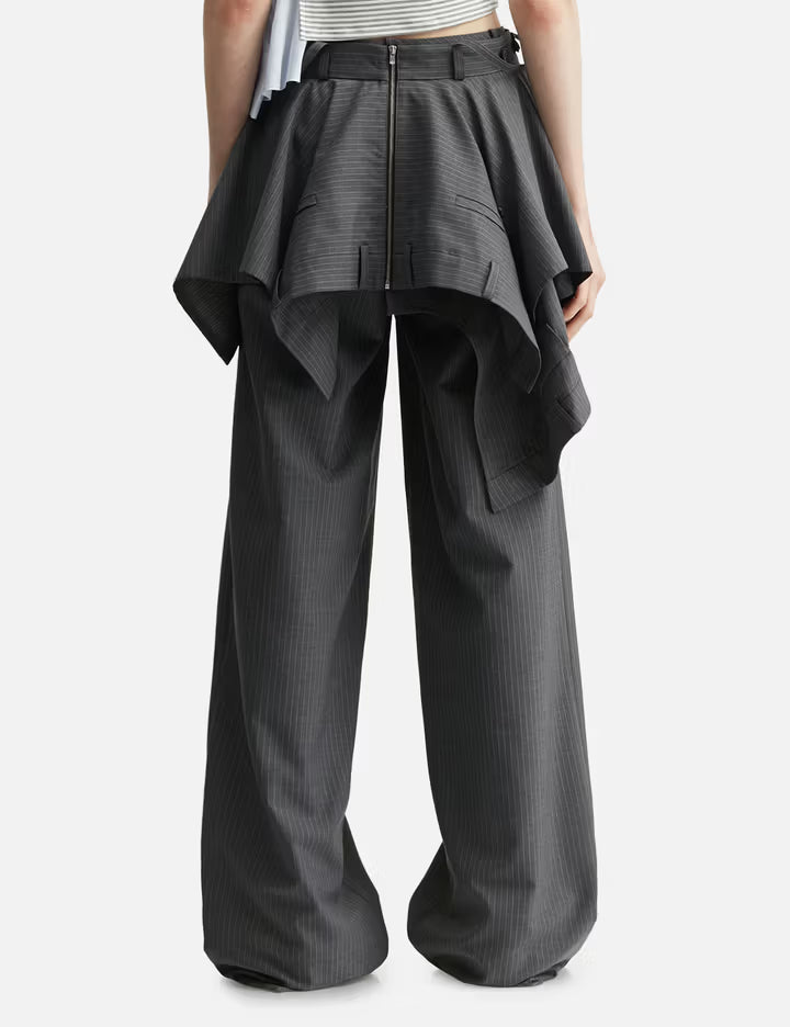Pants Detail Flare Top