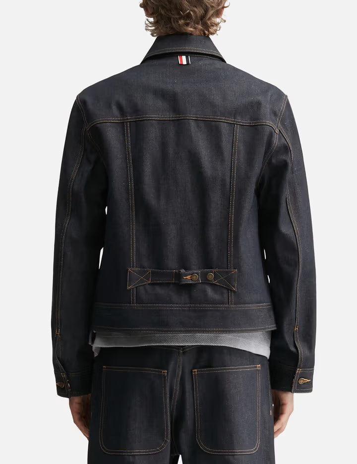 Selvedge Denim Backstrap Utility Jacket
