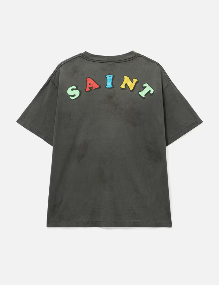 Saint Michael × Jamie Reid Vote For Light Short Sleeves T-Shirt