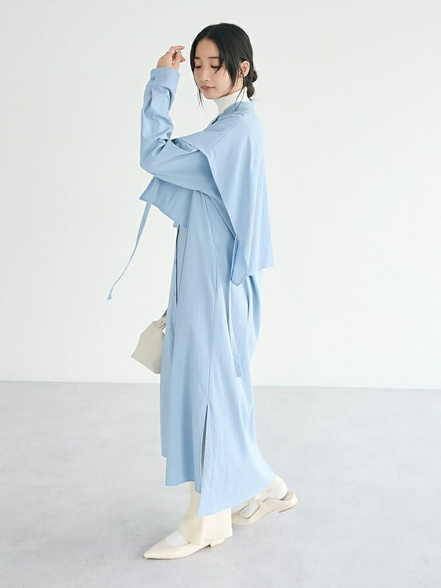 Kashi Layered Shirt Dress