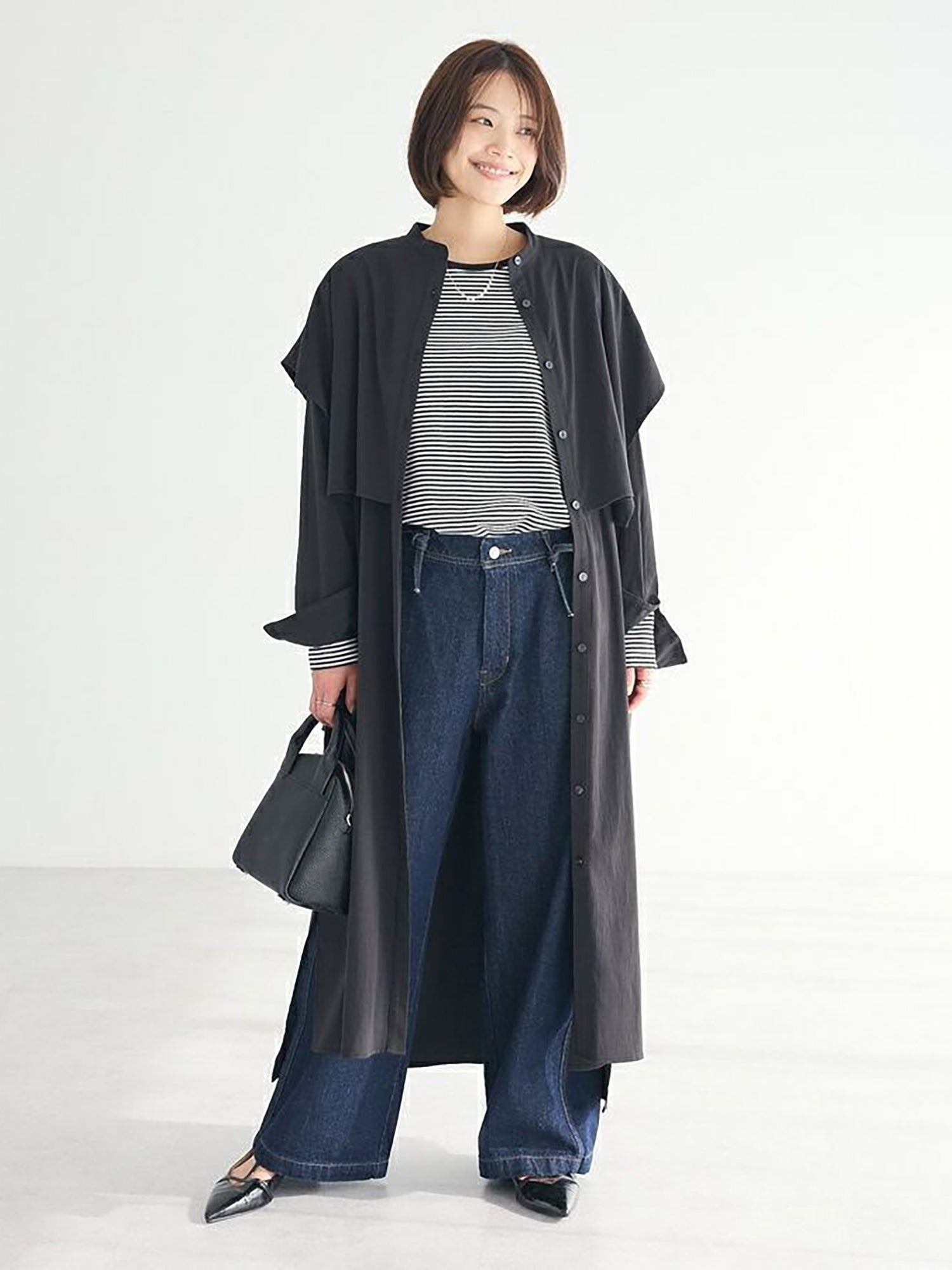 Kashi Layered Shirt Dress