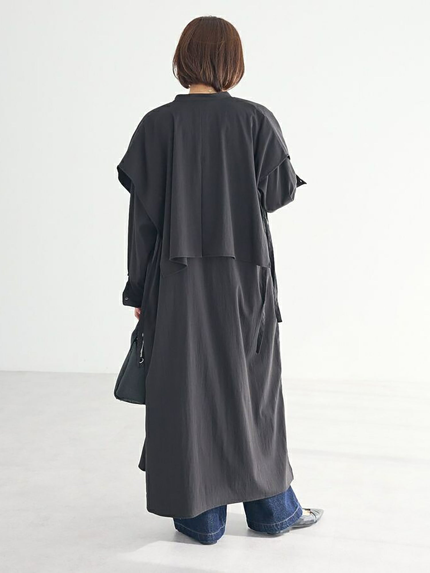 Kashi Layered Shirt Dress