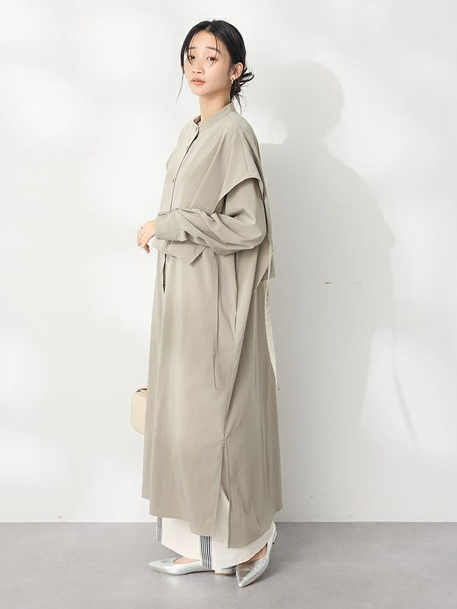 Kashi Layered Shirt Dress