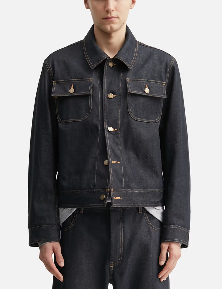 Selvedge Denim Backstrap Utility Jacket