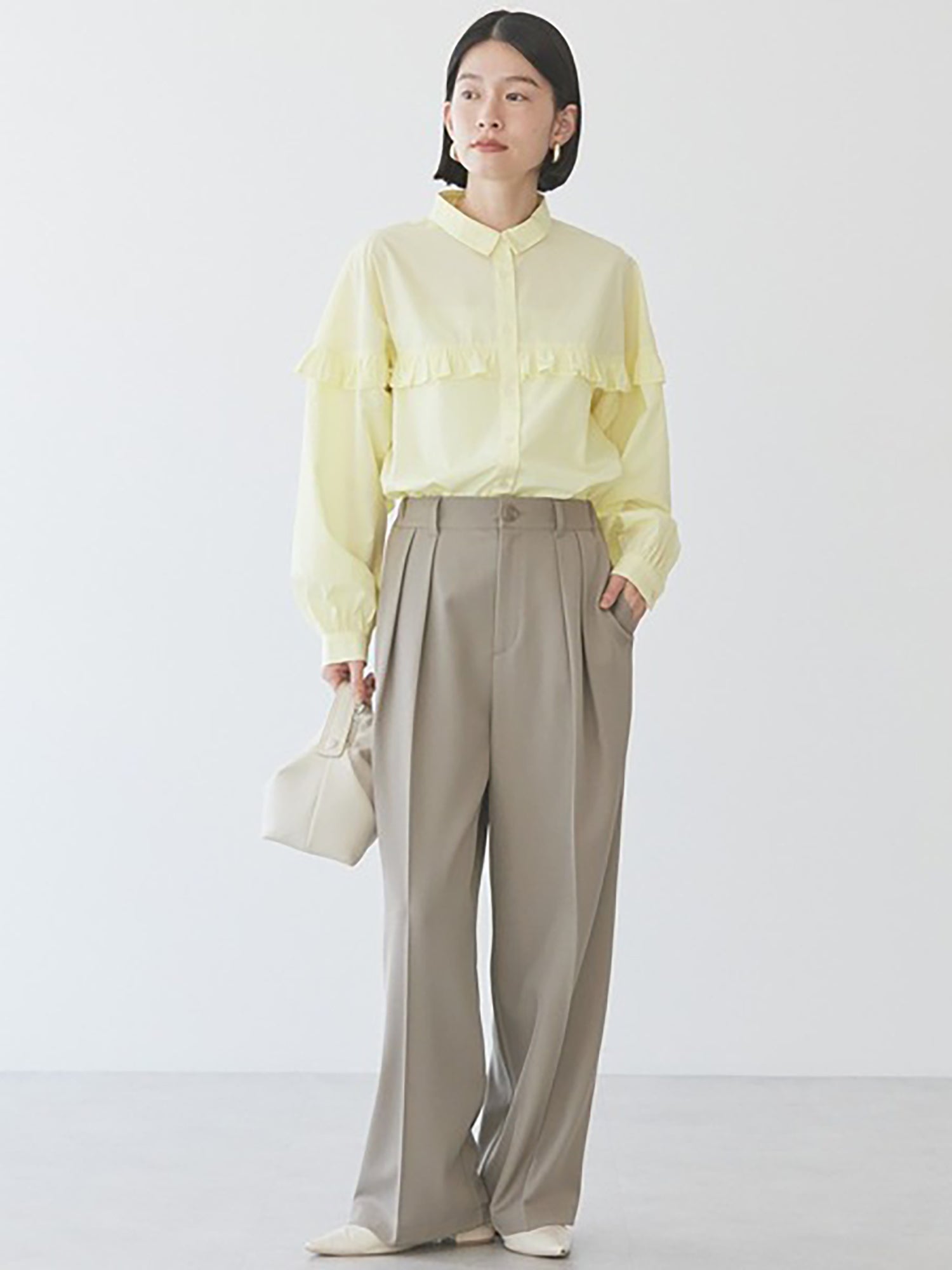 Sendan Tuck Wide Pants