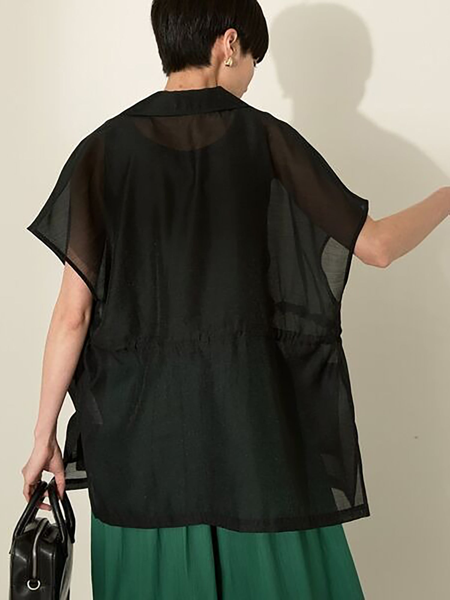 Enrai Sheer Tailored Vest