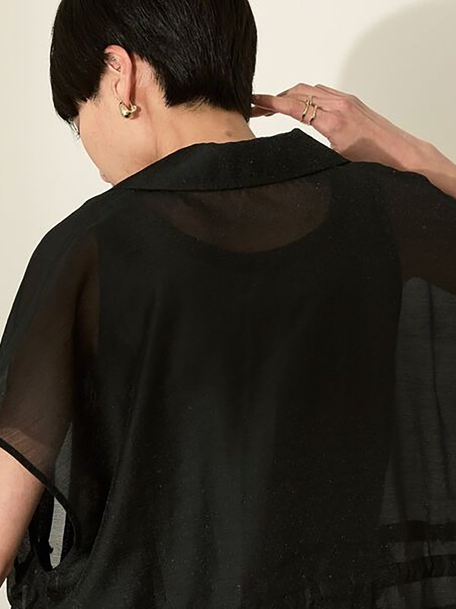 Enrai Sheer Tailored Vest