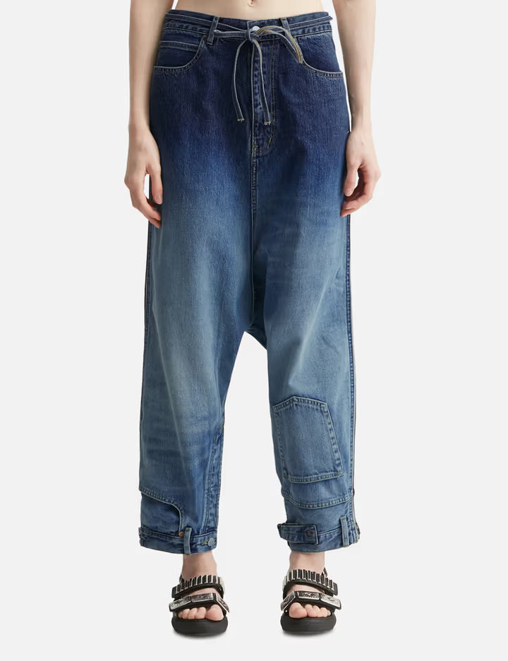 Double-End Selvedge Denimpants Gradation