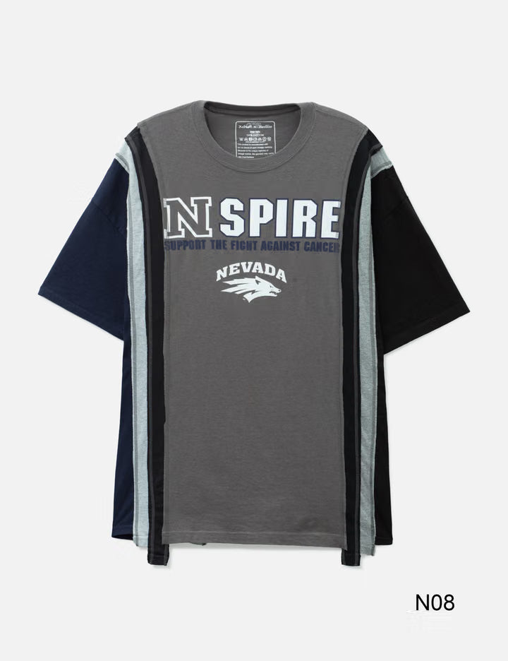 7 Cut Wide T-Shirt - College