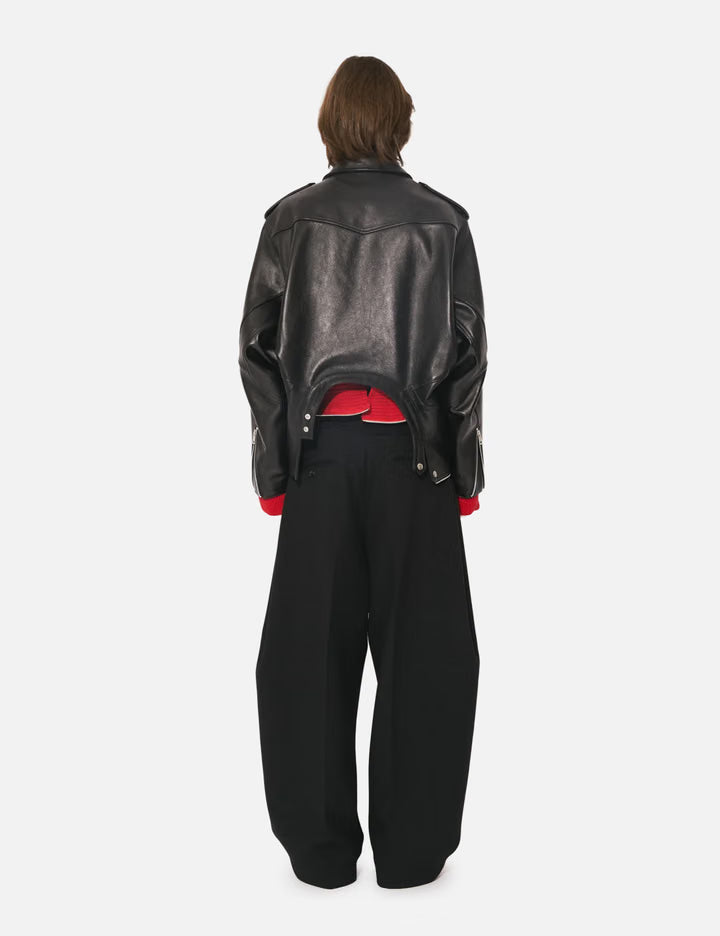 Double-End Vintage Leather Gt Riders Jacket