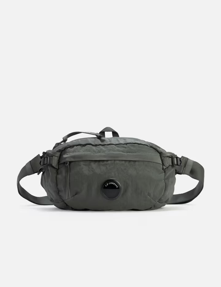 Nylon B Lens Zipped Waist Bag