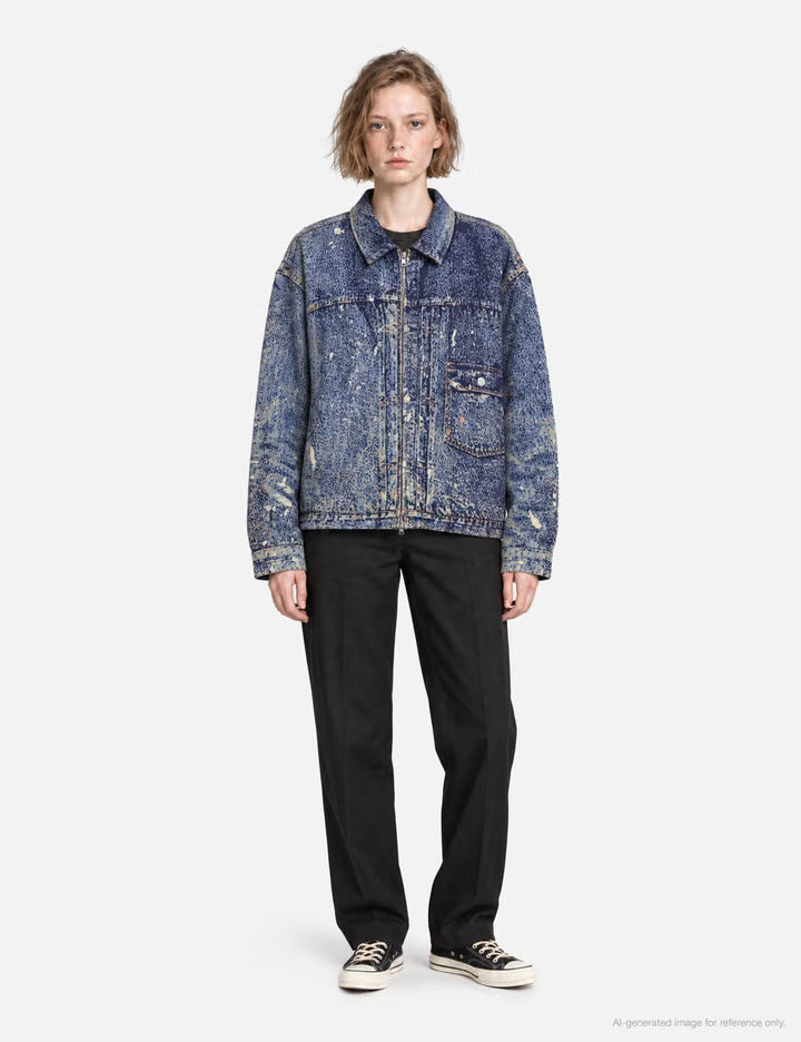 Knit Denim Jacket