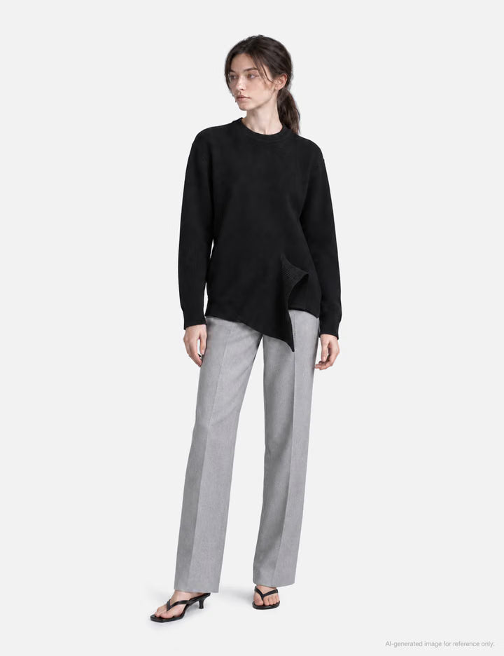 Asymmetric Cashmere Knit