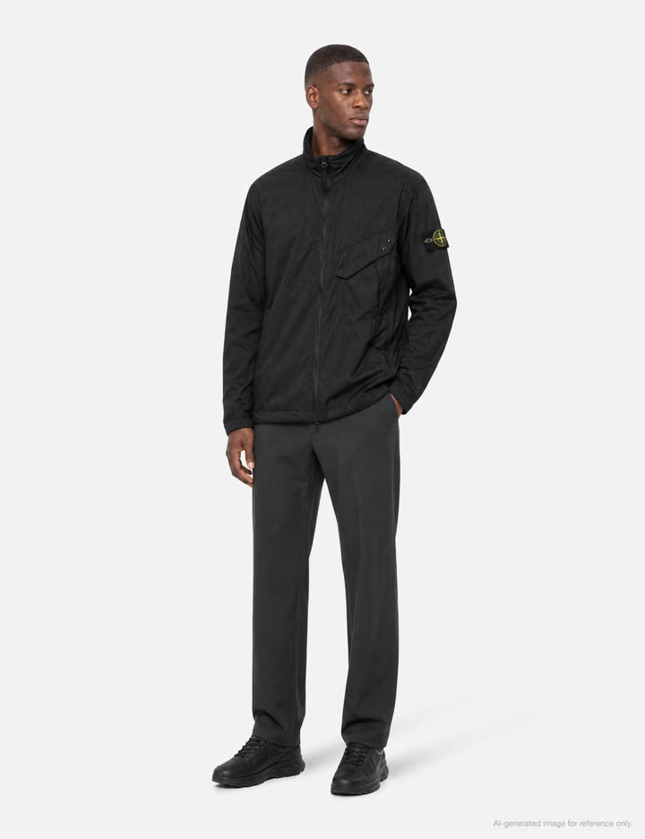 Ultralight Nylon Stretch-TC Zip-Up Overshirt