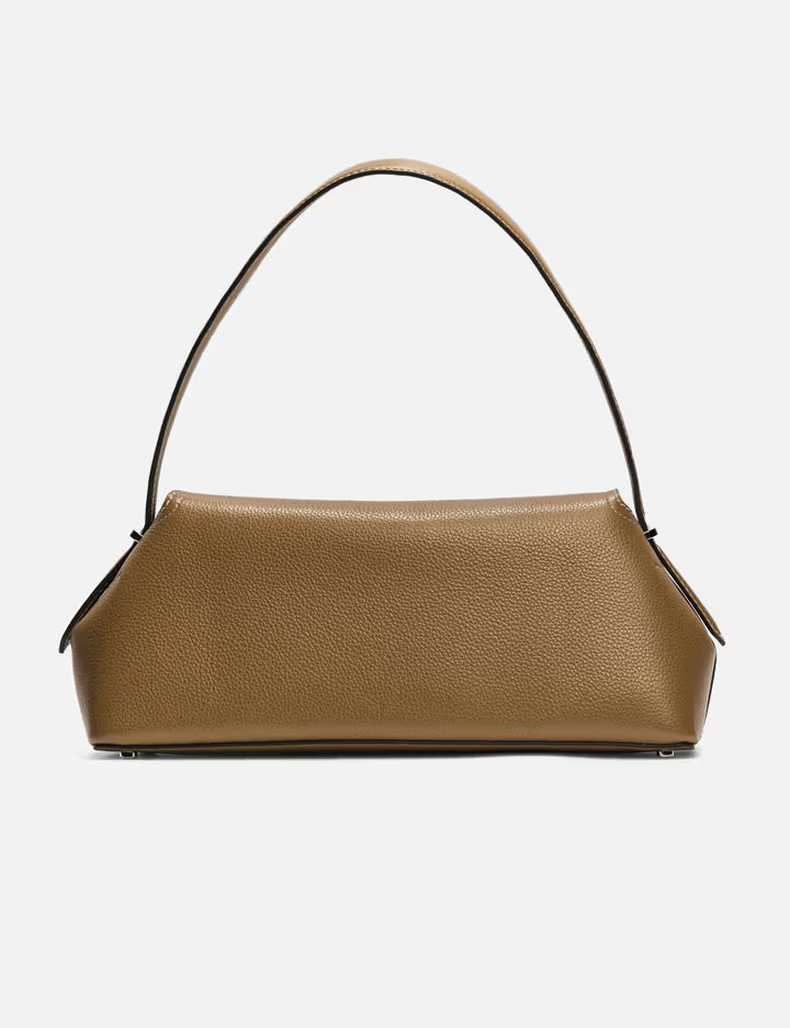 T-Lock Grained-Leather Shoulder