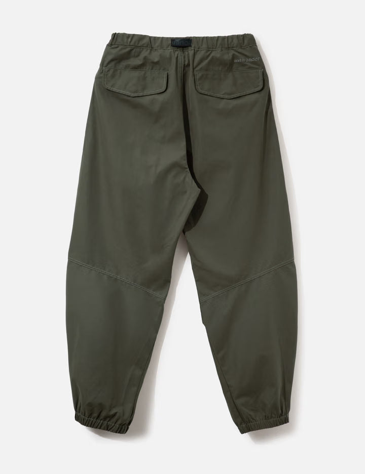 High Count Cloth Side Zip Hem Pants