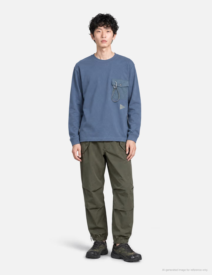 High Count Cloth Side Zip Hem Pants