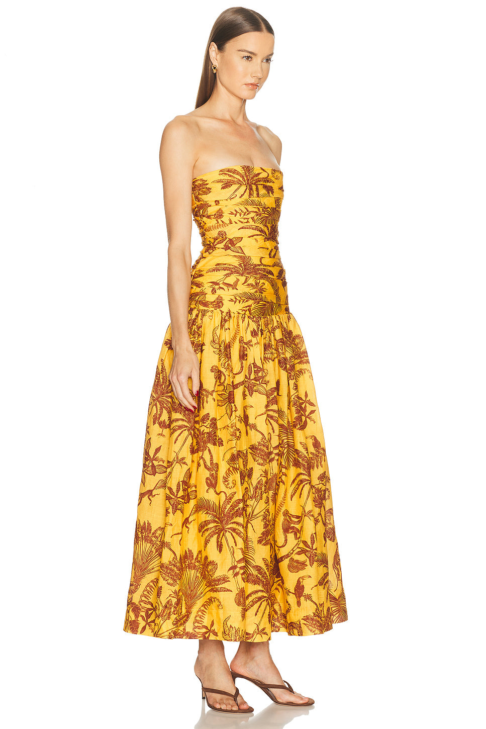 Banana Blossom Ruched Dress