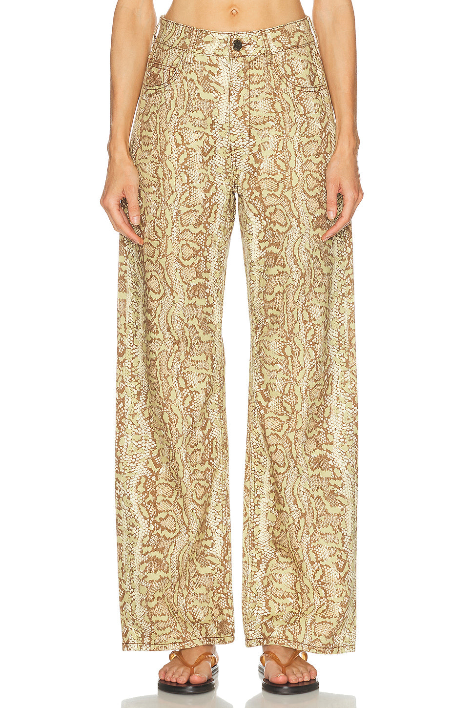 Boa Mid Rise Wide Leg