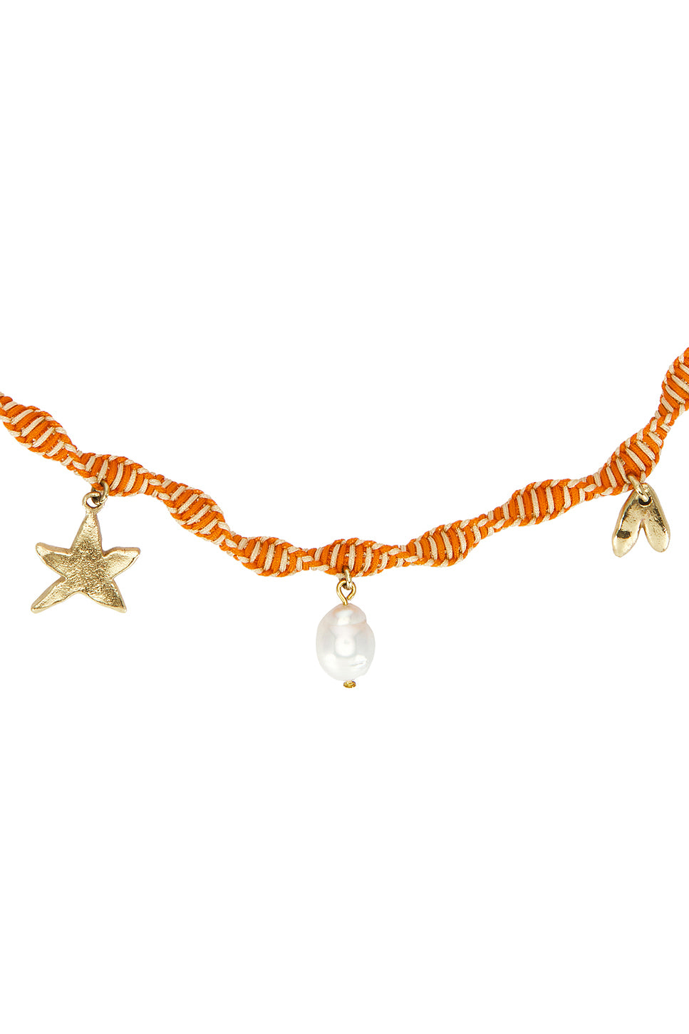 Calypso Macrame Charm Necklace