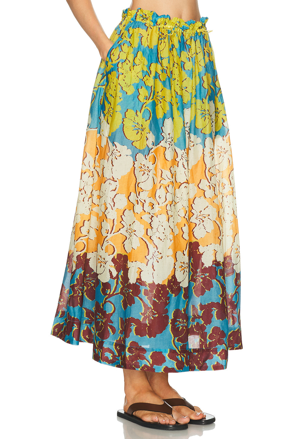 Splice Midi Skirt