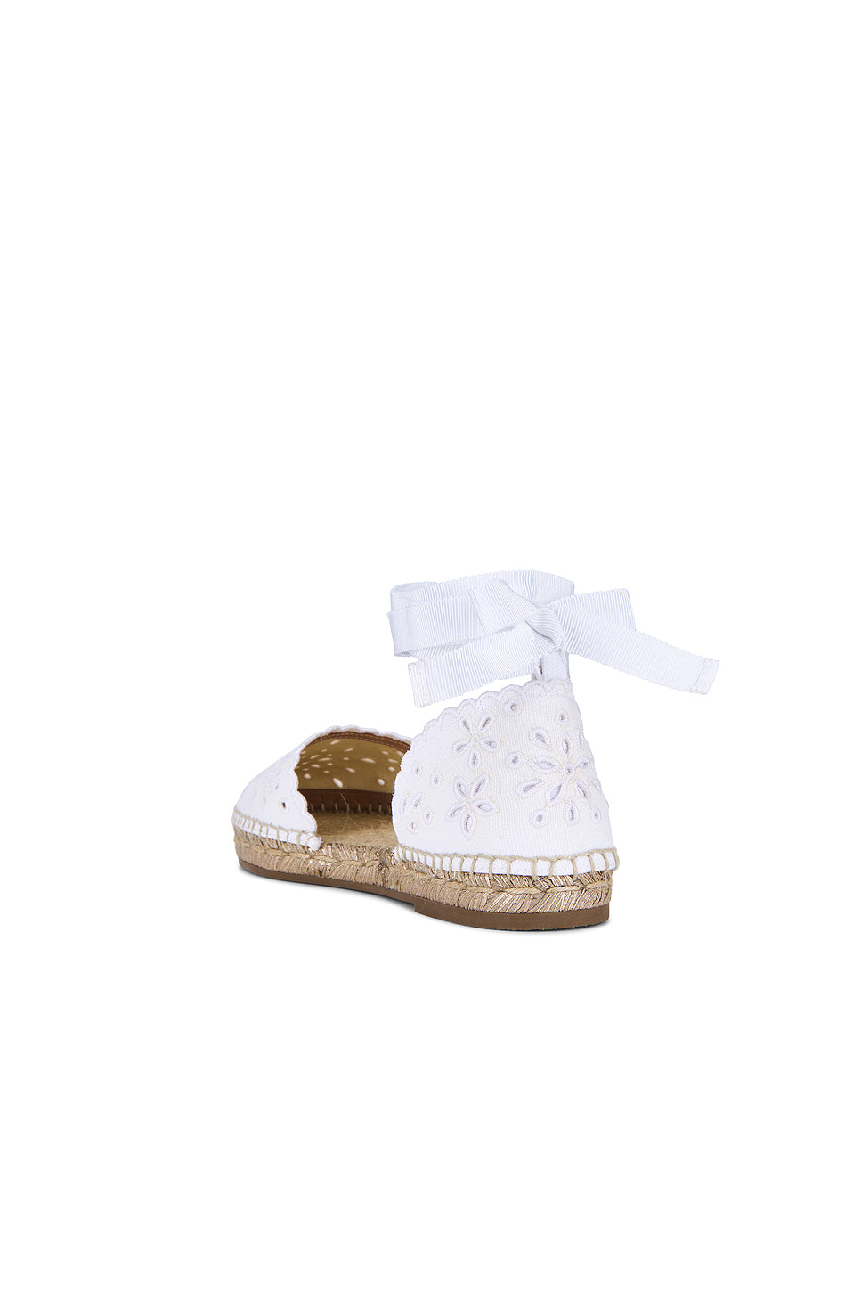 Broderie Espadrille Flat
