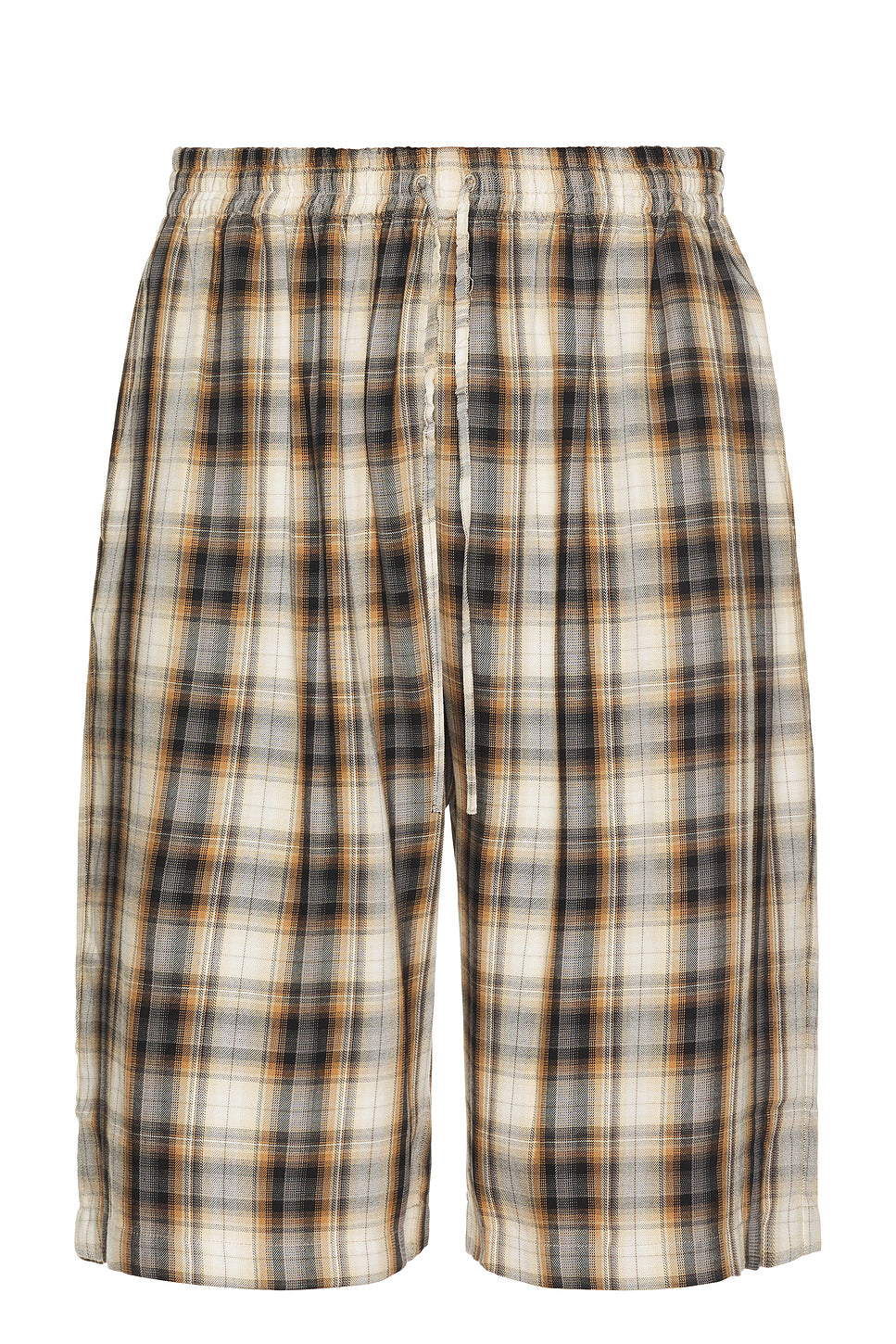 Ressa Optic Check Flannel Shorts