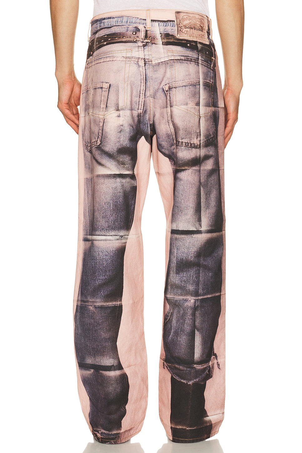 Acne Studios 1981 U Tlo Photopaper Pink