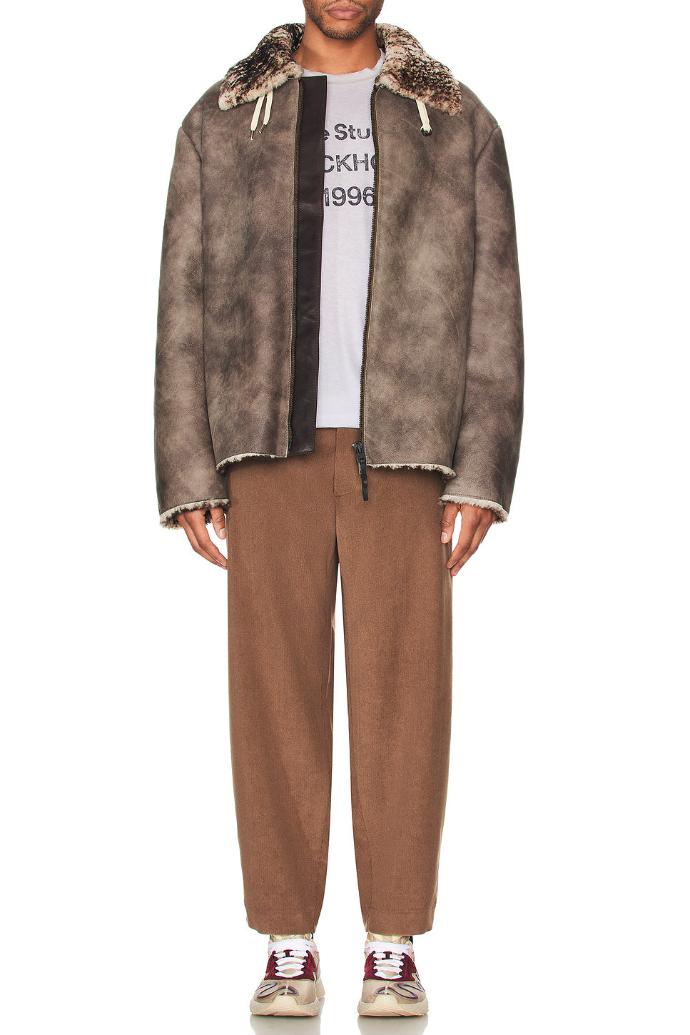 Edden U 1996 T-shirt in Dusty White