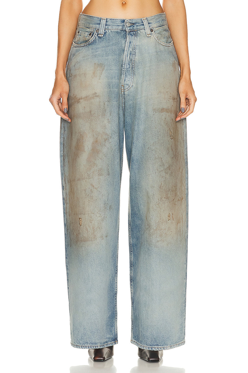 Dirty Look Wide Leg Jeans
